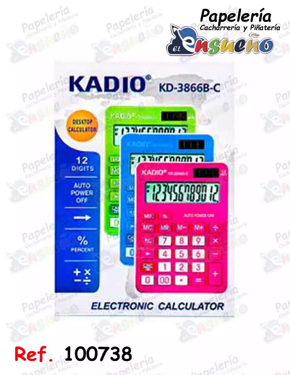CALCULADORA KADIO KD-3866B-C