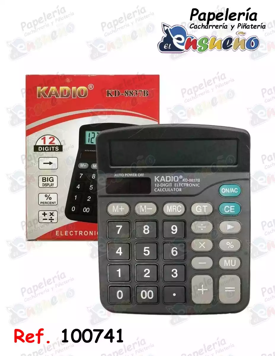 CALCULADORA KADIO KD-8837B
