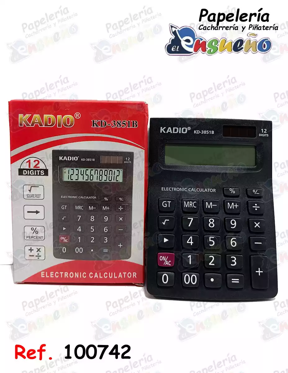 CALCULADORA KADIO KD-3851B