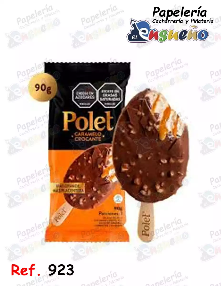 PALETA POLET CARAMELO CROCANTE