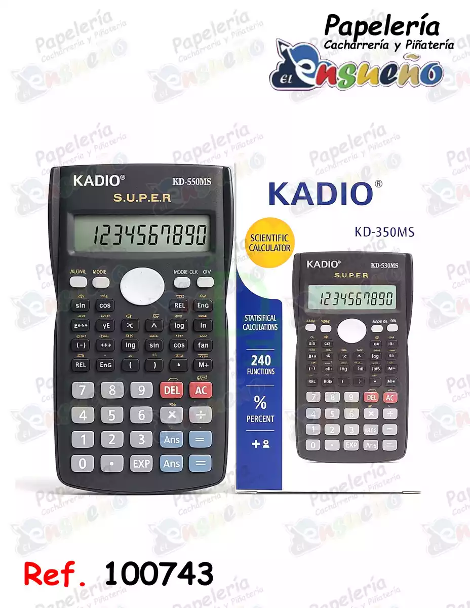 CALCULADORA CIENTIFICA KADIO KD-350MS