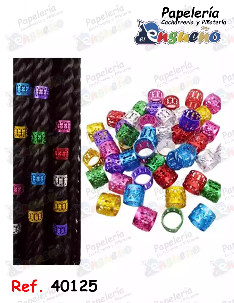 ABRAZADERAS METALICAS PARA CABELLO