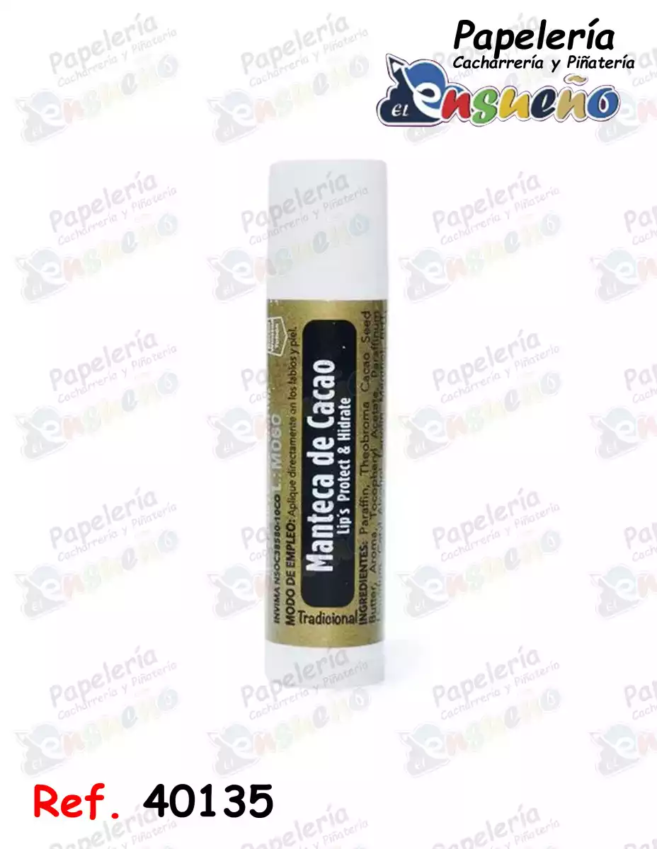MANTECA DE CACAO LABIAL TIPO CHAPSTICK
