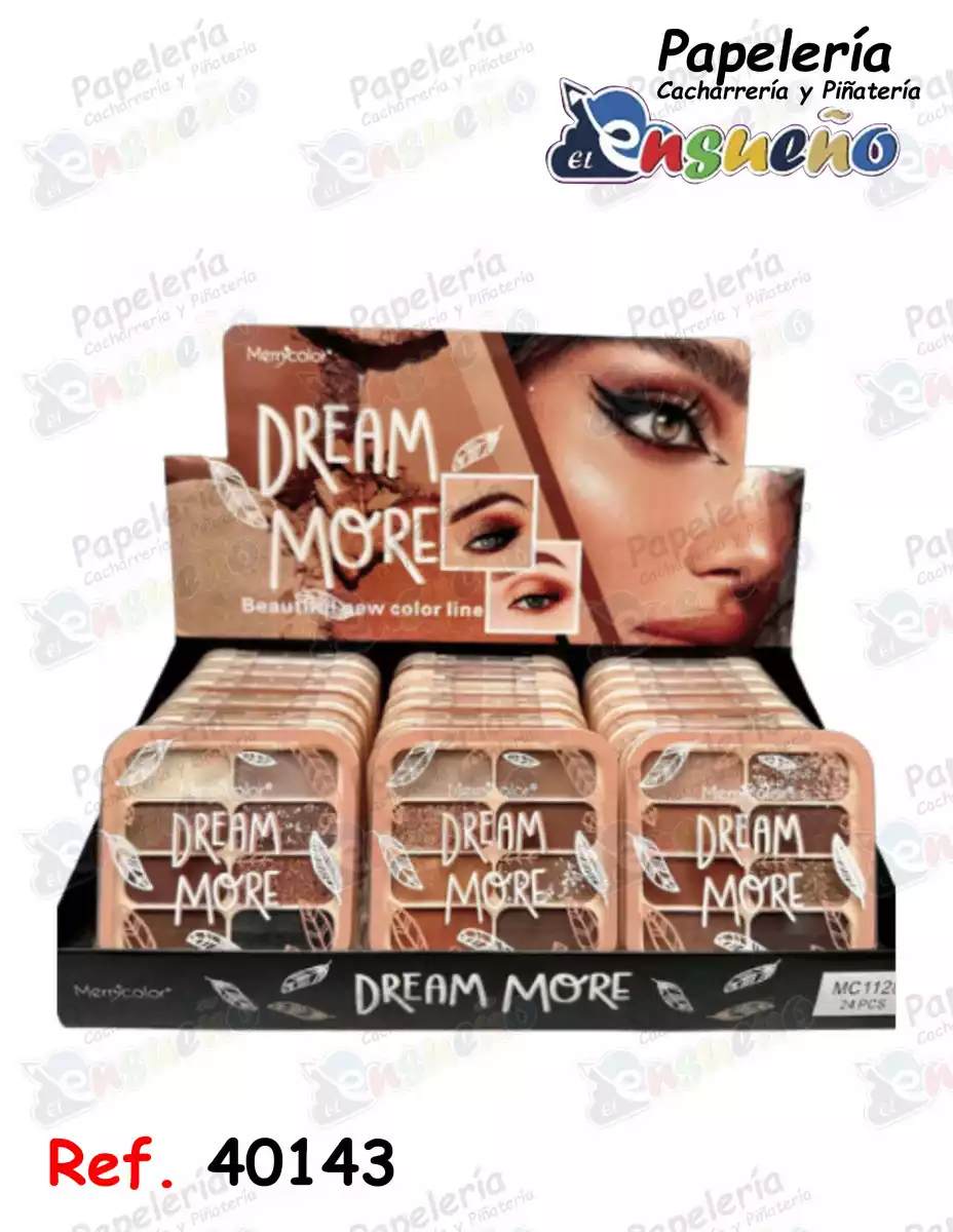 PALETA DE SOMBRAS DE 8 TONOS COLOR TIERRA - DREAM MORE