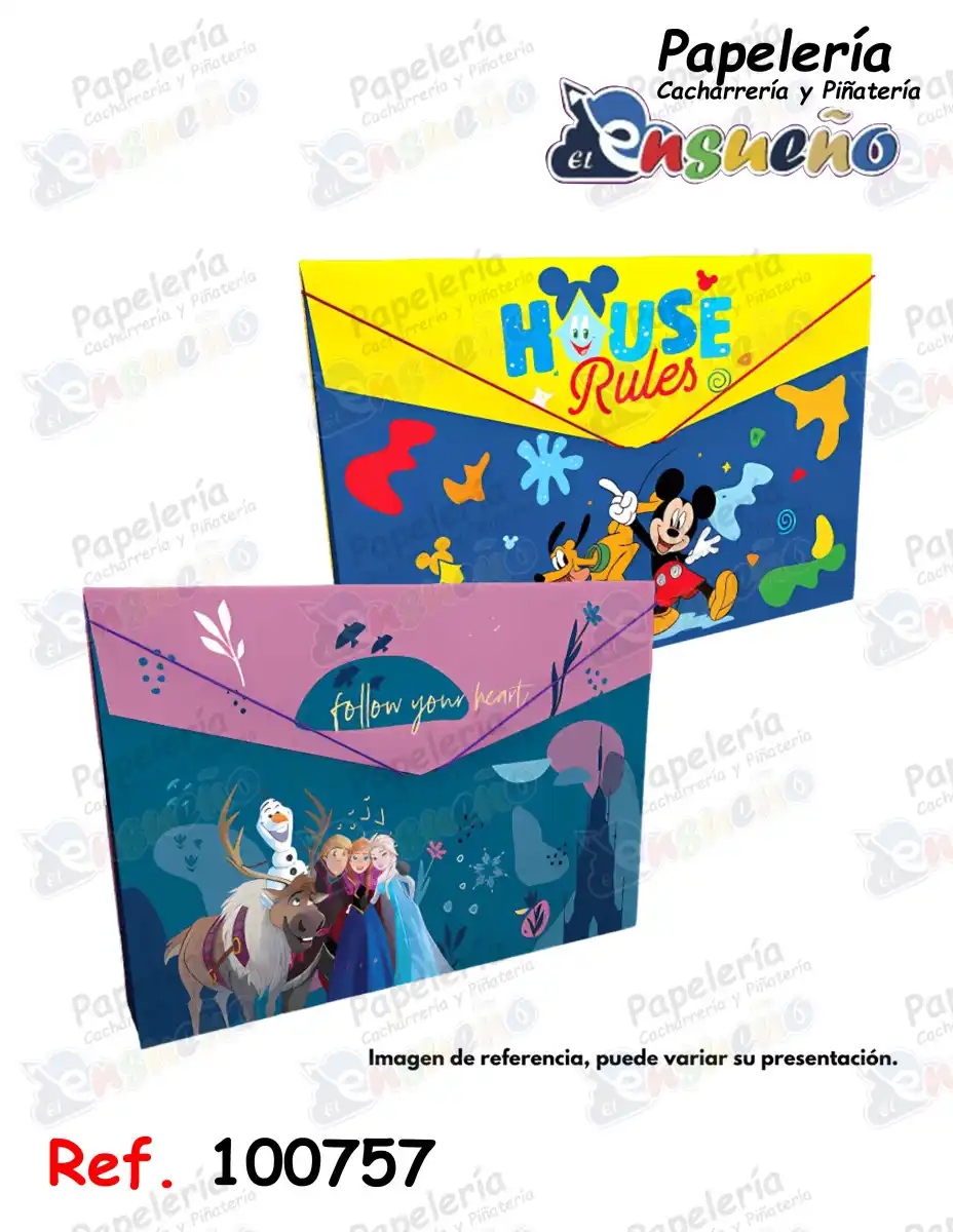 CARPETA FUELLE PLASTICA ESTAMAPADA PRIMAVERA