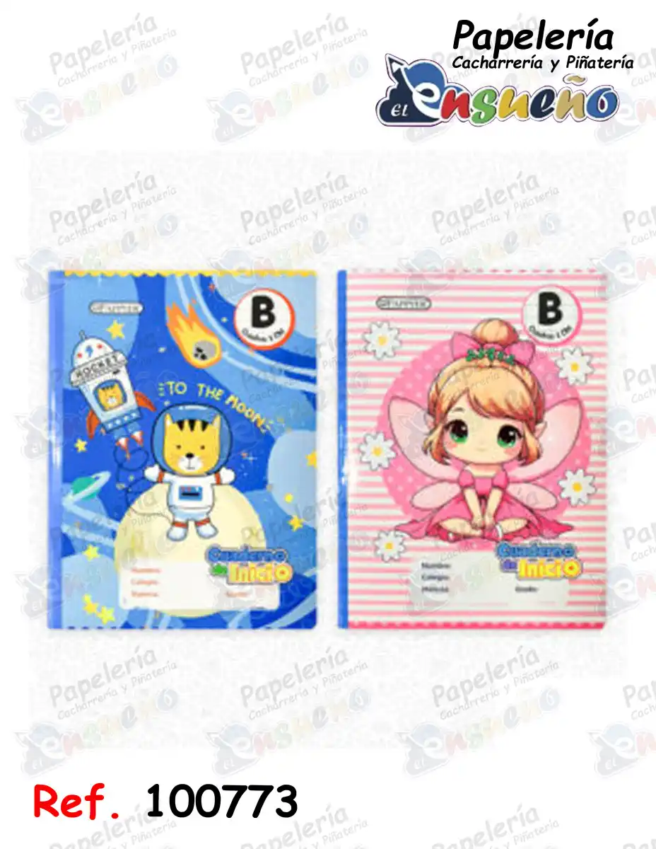 CUADERNO COSIDO INICIAL TORREON FABRIFOLDER CUADROS B