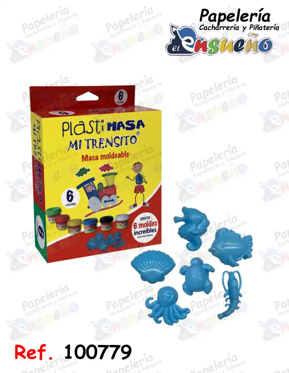 PLASTI MASA MI TRENSITO CJ*6