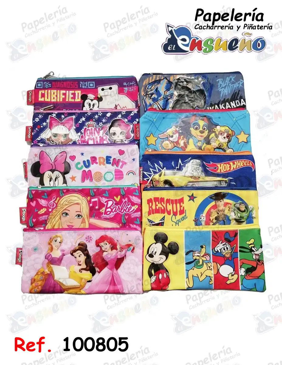 CARTUCHERA SCRIBE 1B PERSONAJES