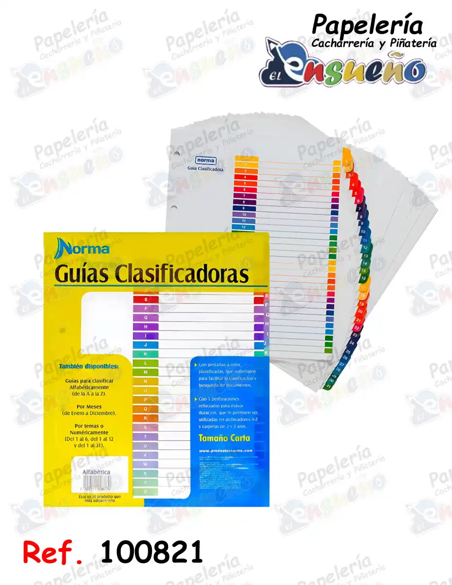 GUIAS CLASIFICADORAS NORMA