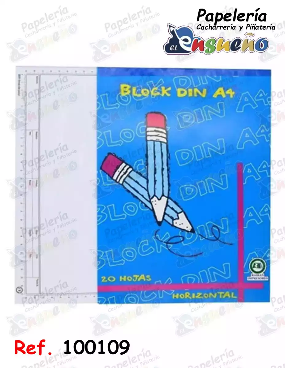 BLOCK DIN A4 HORIZONTAL