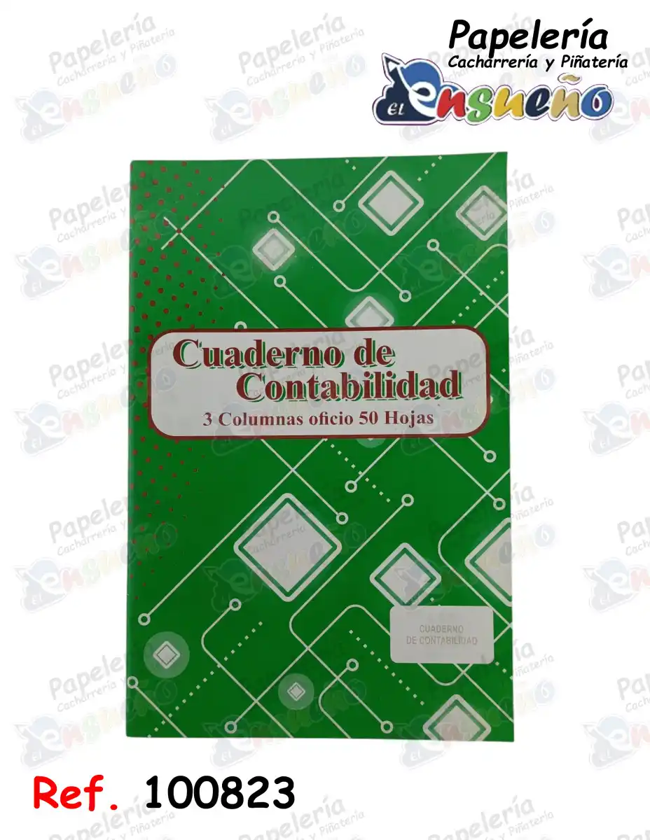 CUADERNO DE CONTABILIDAD 3 COLUMNAS OFICIO ECONOMICO