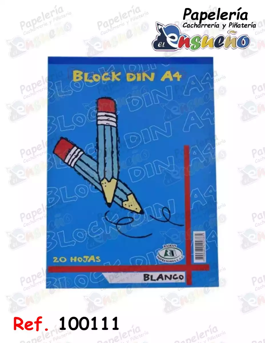 BLOCK DIN A4 BLANCO