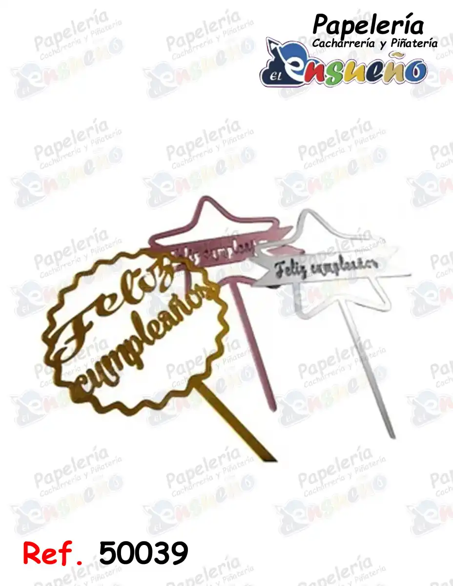 TOPPER ACRILICO PLANO ECO