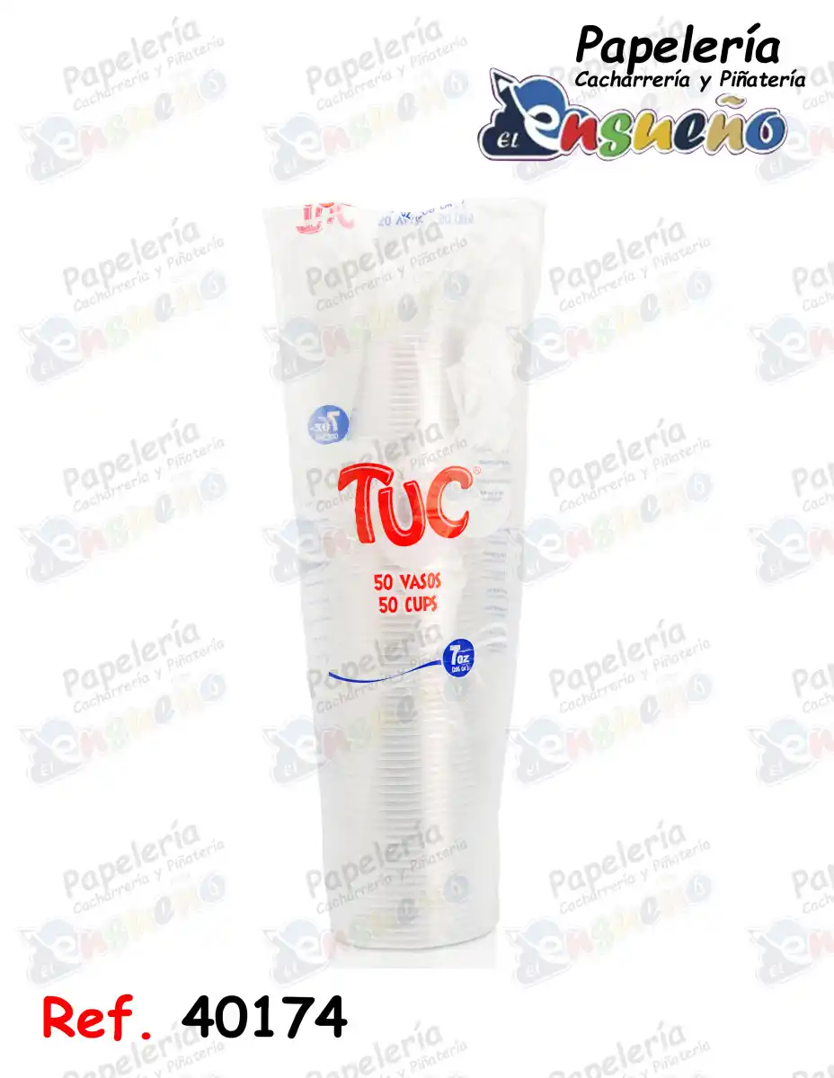 VASO 7OZ MIX/TUC (PQ*50)