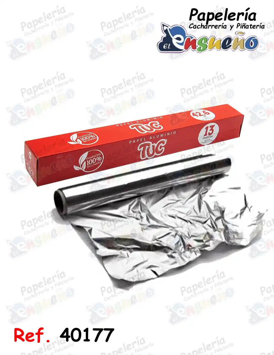 PAPEL ALUMINIO TUC 42.6 FT (13 MTS)