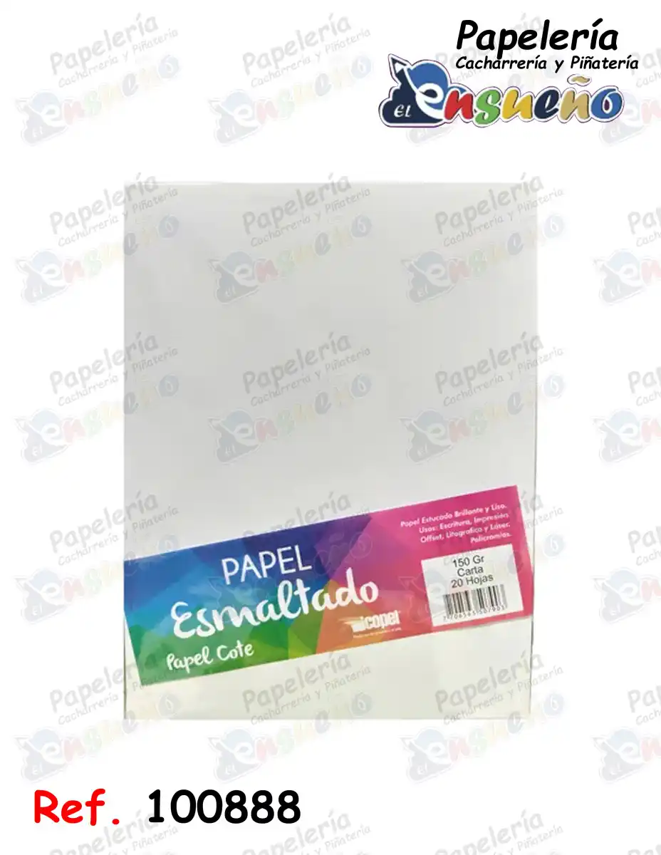 PAPEL CARTA ESMALTADO / PROPALCOTE BRILLANTE 150 GR