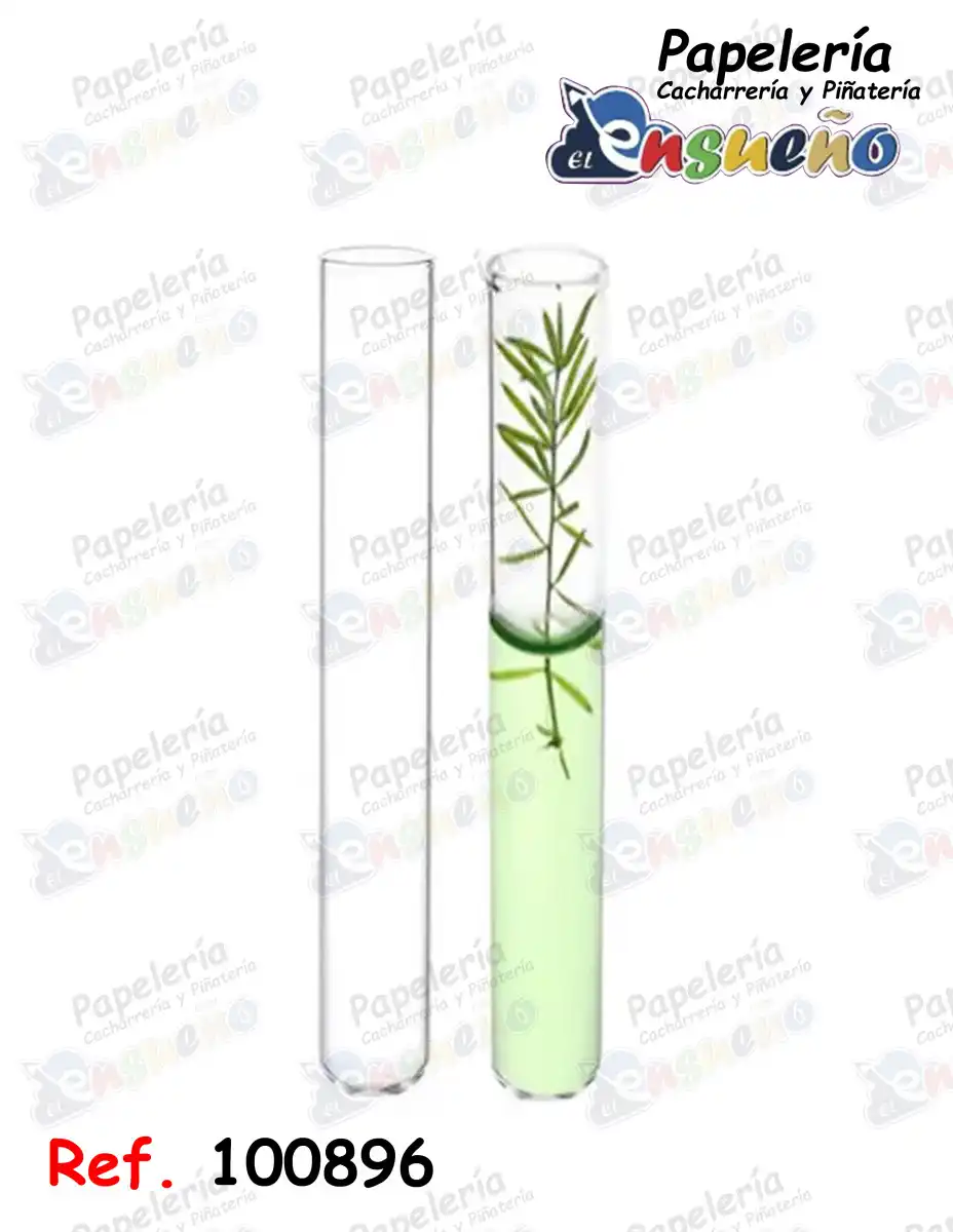 TUBO DE ENSAYO DE VIDRIO 10*15