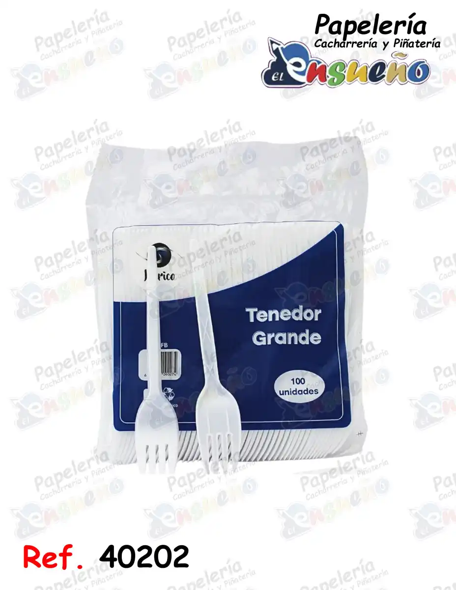 CUBIERTOS GRANDES PQT*100 UND