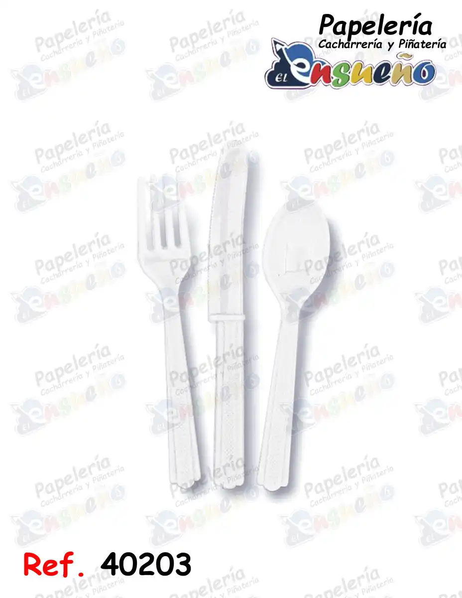 CUBIERTOS PEQUEÑOS PQT*100 UND