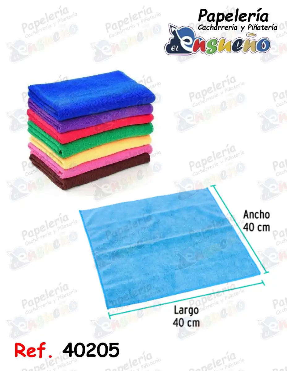 TOALLA MICROFIBRA 40*40 CM