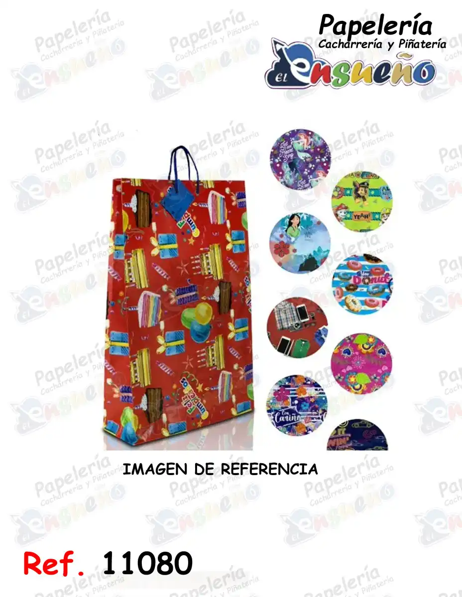 BOLSA DE REGALO PLIEGO ECONOMICA (40*25CM)