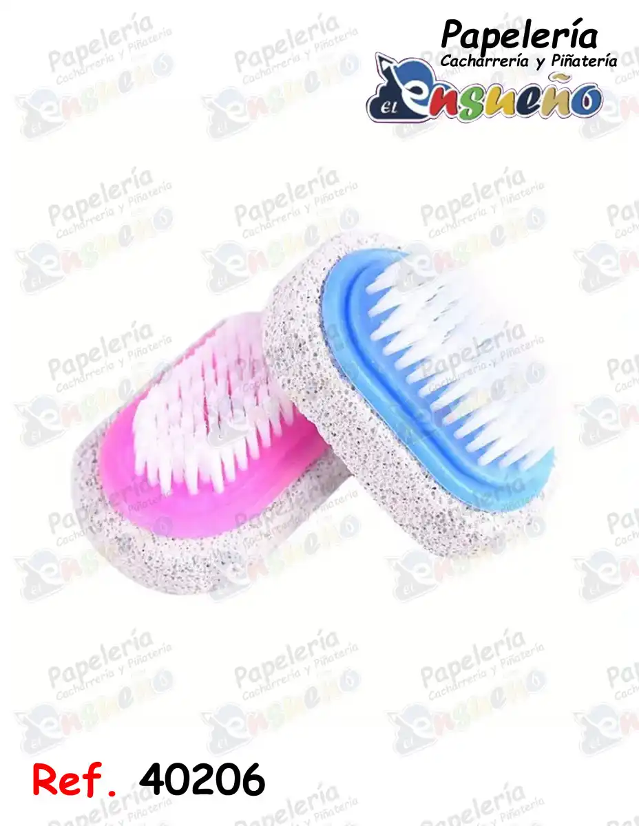 PIEDRA POMEZ + CEPILLO
