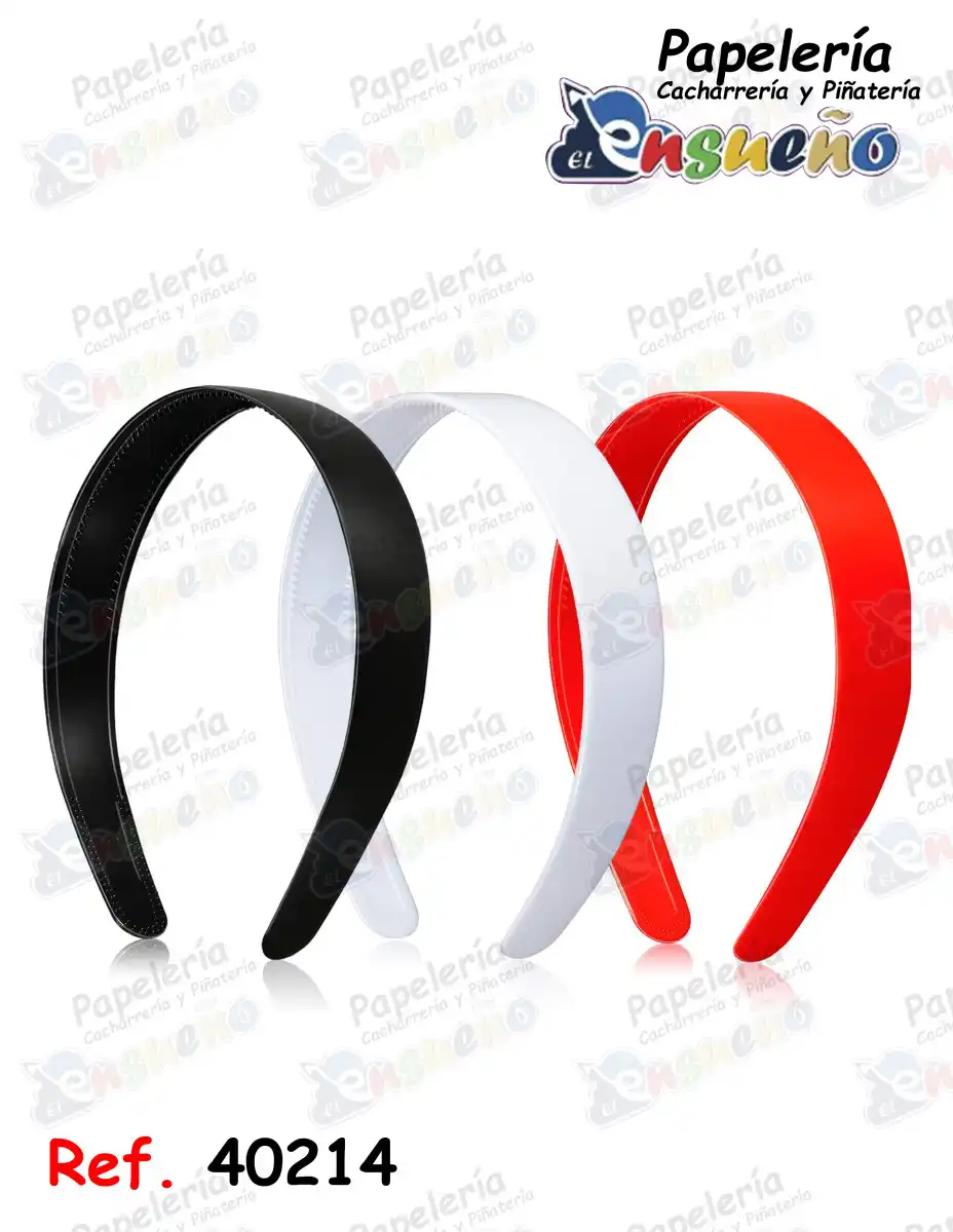 DIADEMA PLASTICA MEDIANA