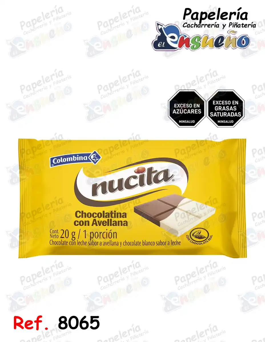 CHOCOLATINA NUCITA 20 GR