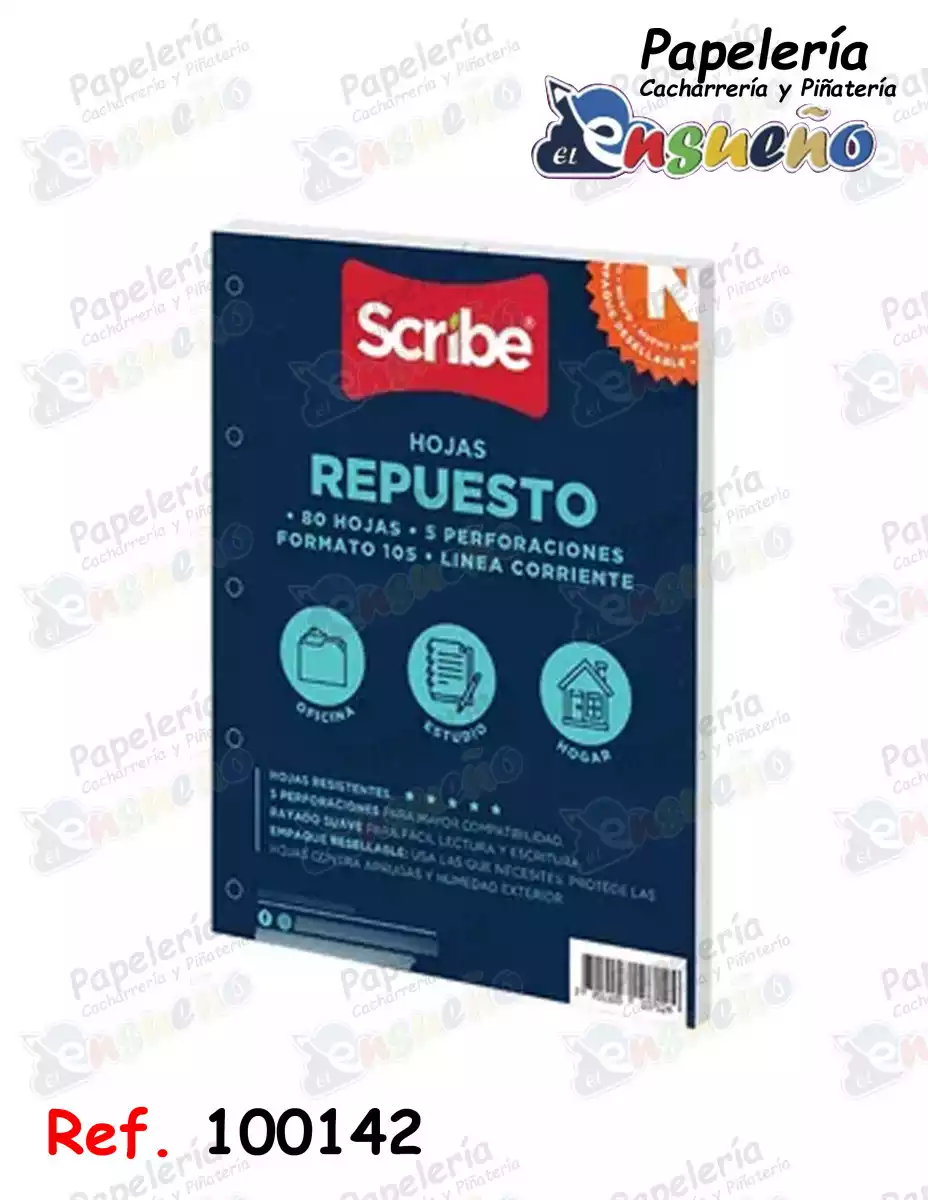 REPUESTO FOLDER CUADRICULADO 105