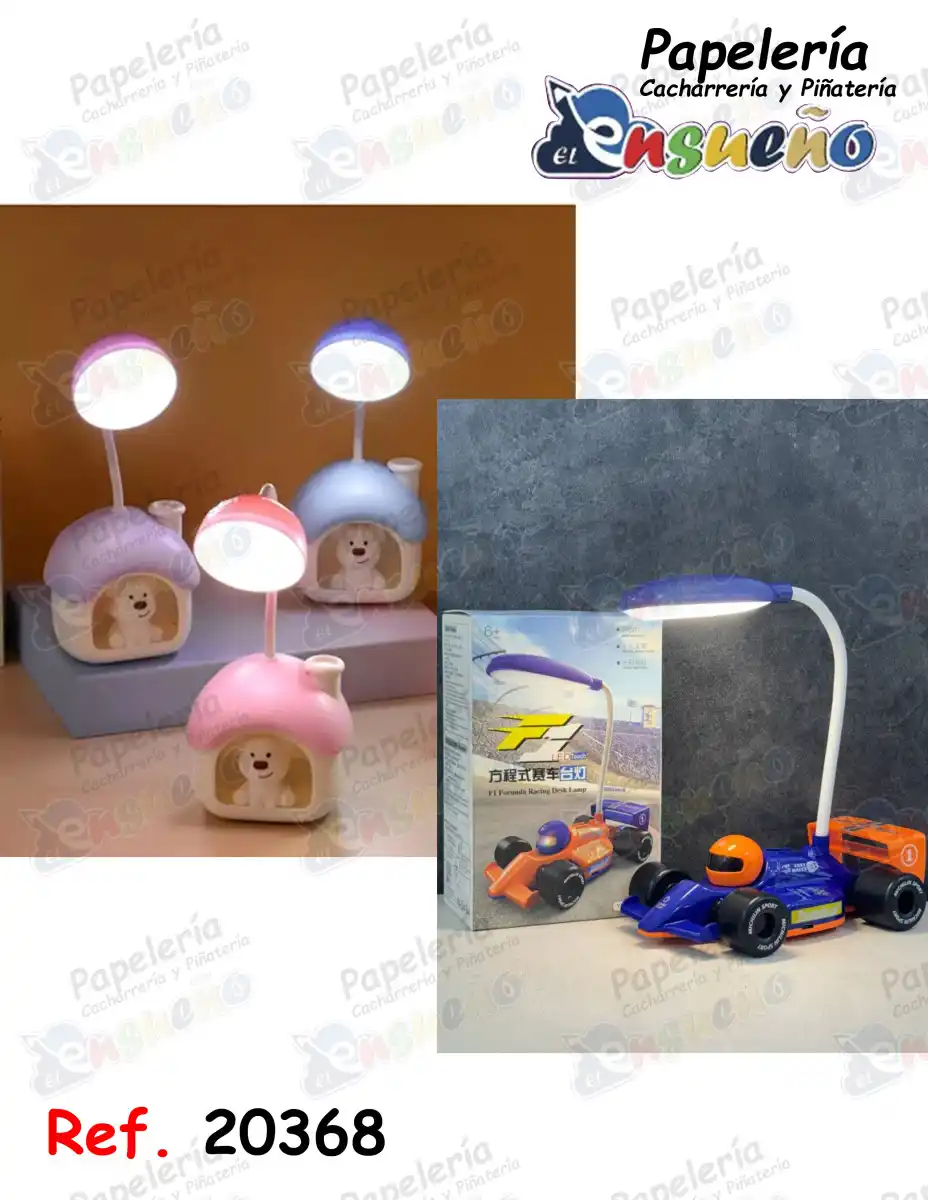 LAMPARA FIGURAS RECARGABLE