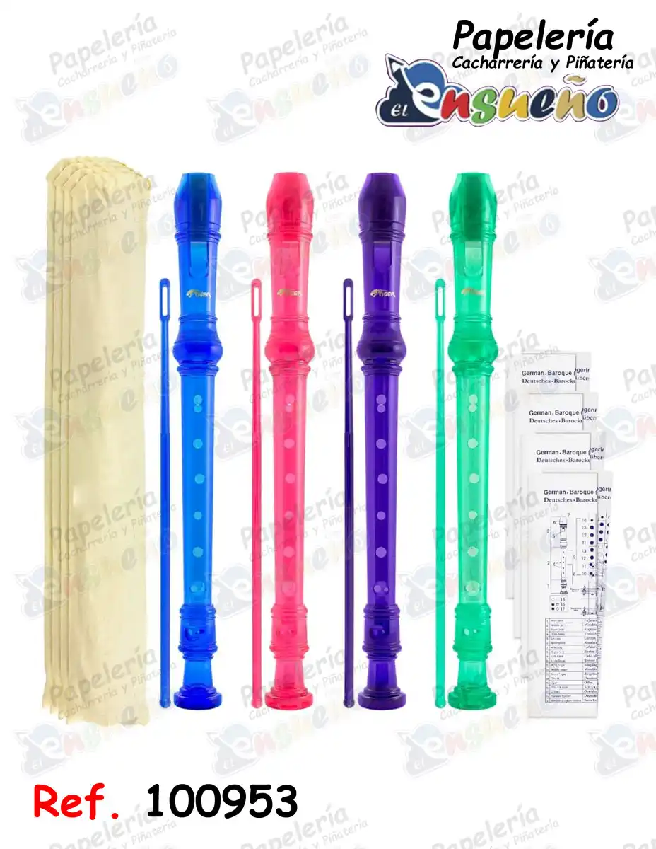 FLAUTA COLORES ESTUCHE