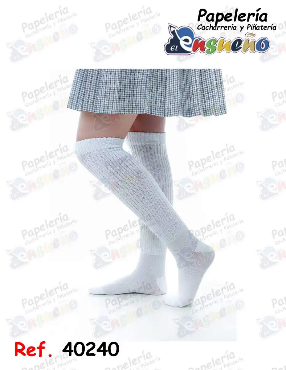 MEDIA COLEGIAL BLANCA