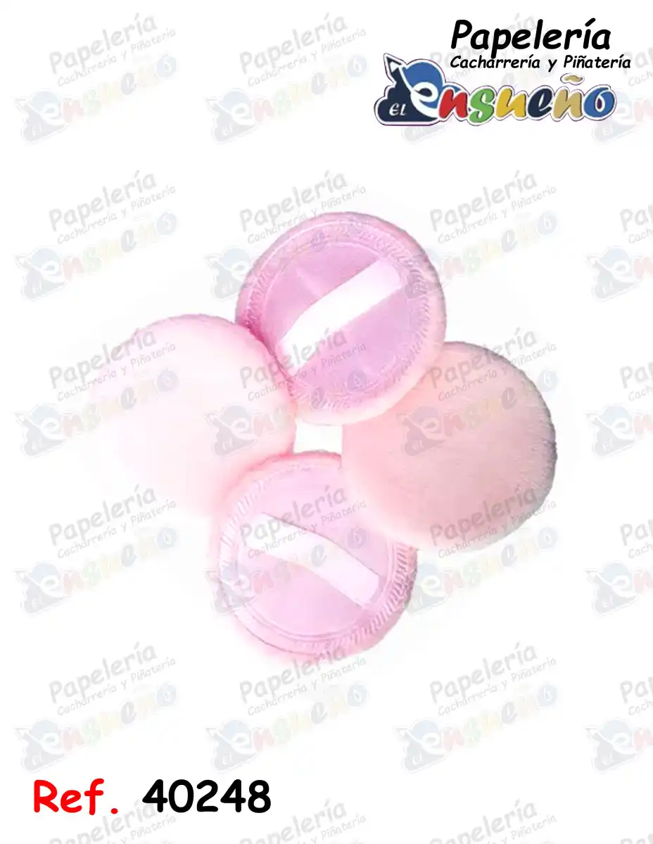 KIT POMOS DE MAQUILLAJE PQT*4