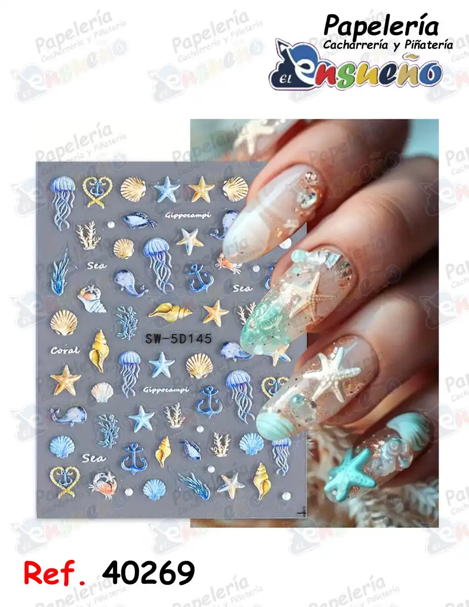 STICKER PARA UÑAS