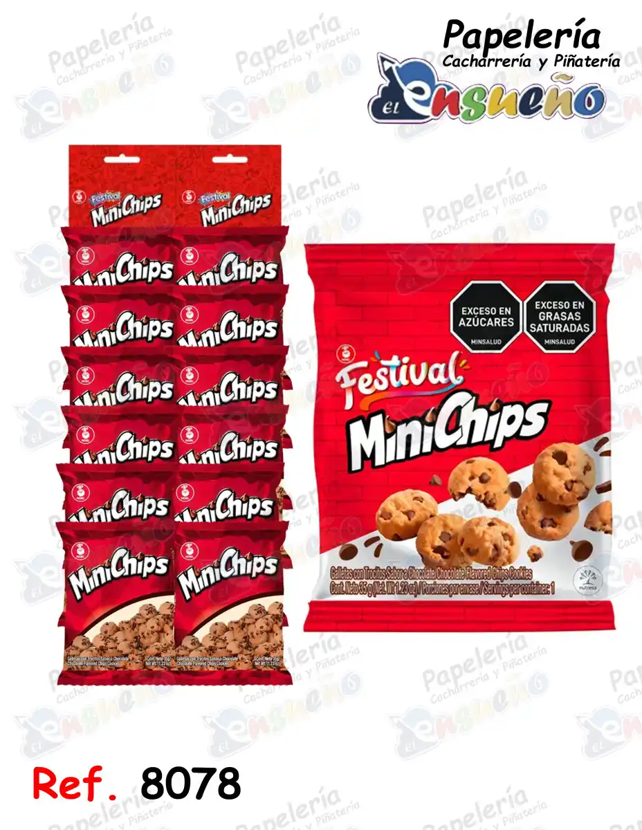GALLETA FESTIVAL MINICHIPS CHOCOLATE