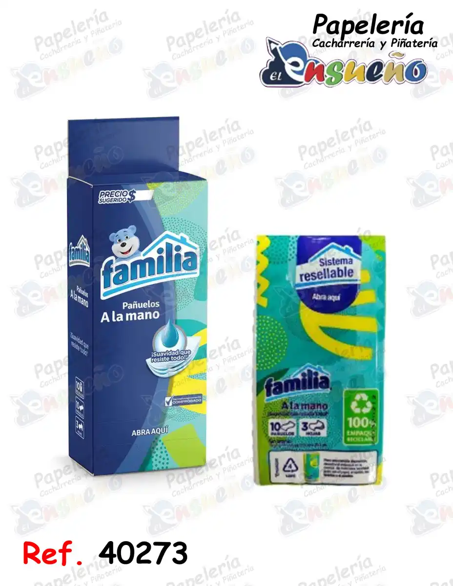 PAÑUELO FAMILIA  PQT*10