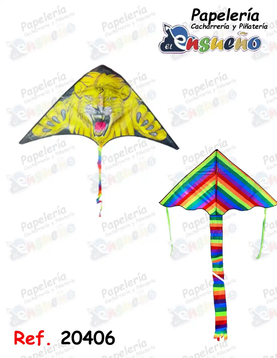 COMETA TIPO CHULO MEDIANA ANIMALES - MULTICOLOR