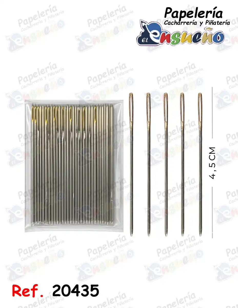 AGUJA PUNTO DORADO PQT*24 UND