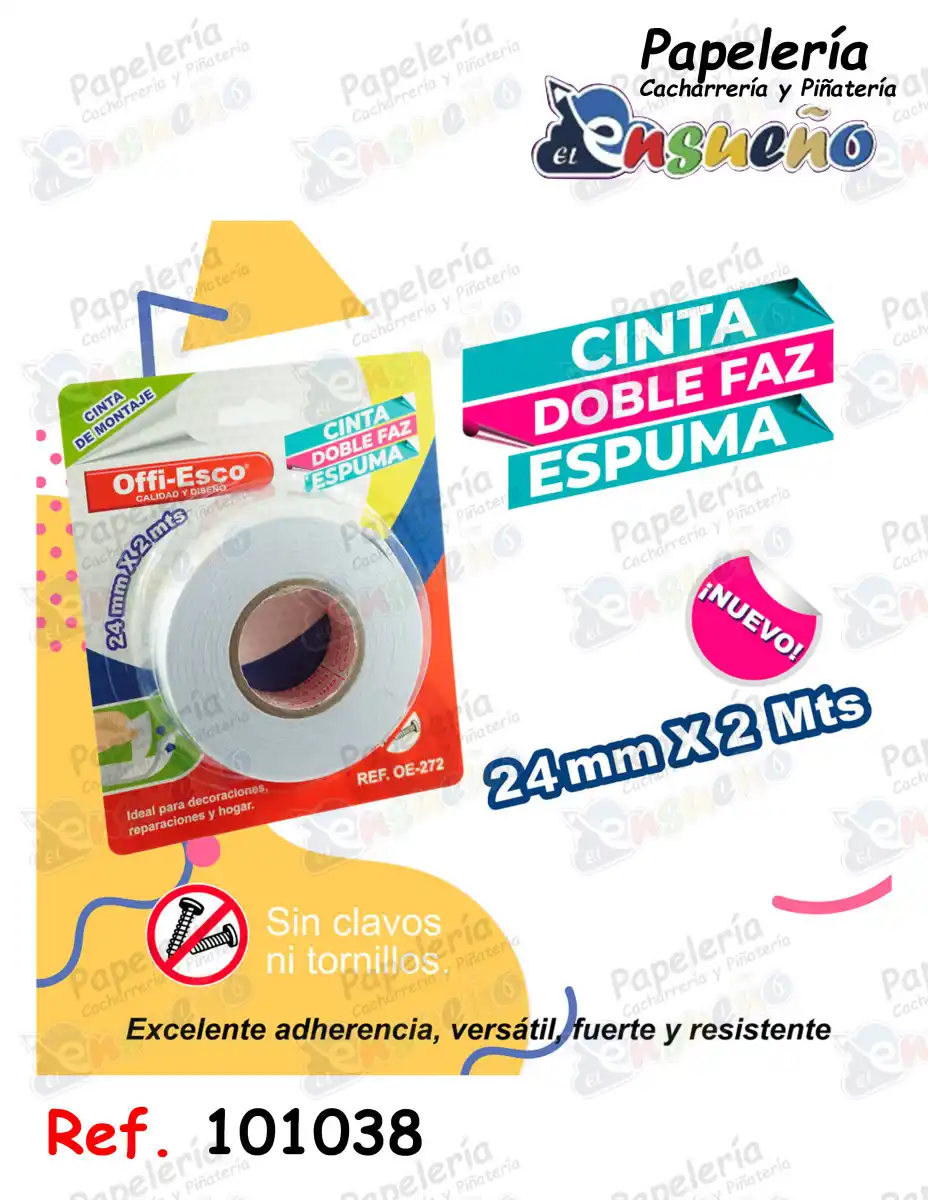 CINTA DOBLE FAZ 24*2 MTS OE-272