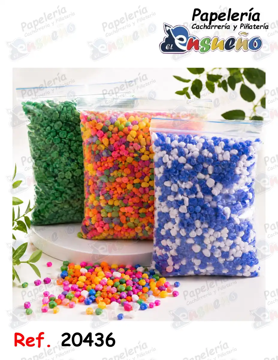 PIEDRAS PEQUEÑAS DE COLORES