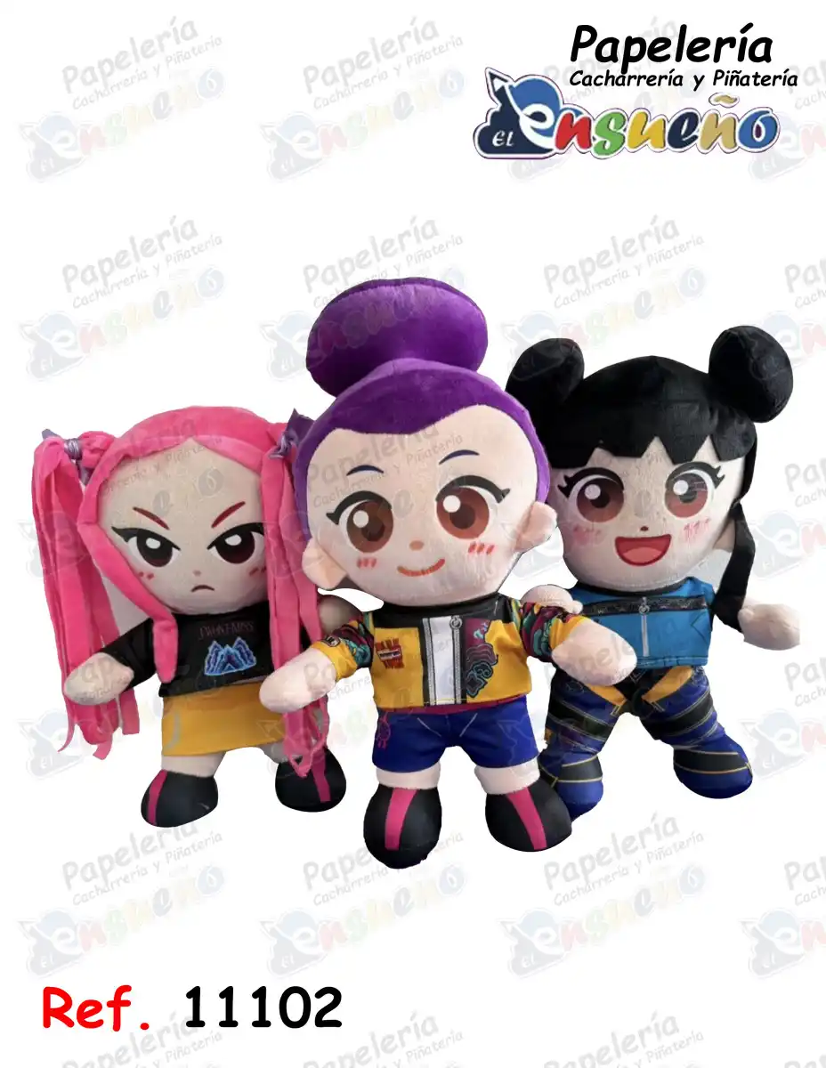 PELUCHE MEDIANO GUERRERAS K-POP