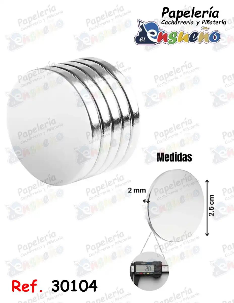 IMAN DE NEODIMIO REDONDO GRANDE
