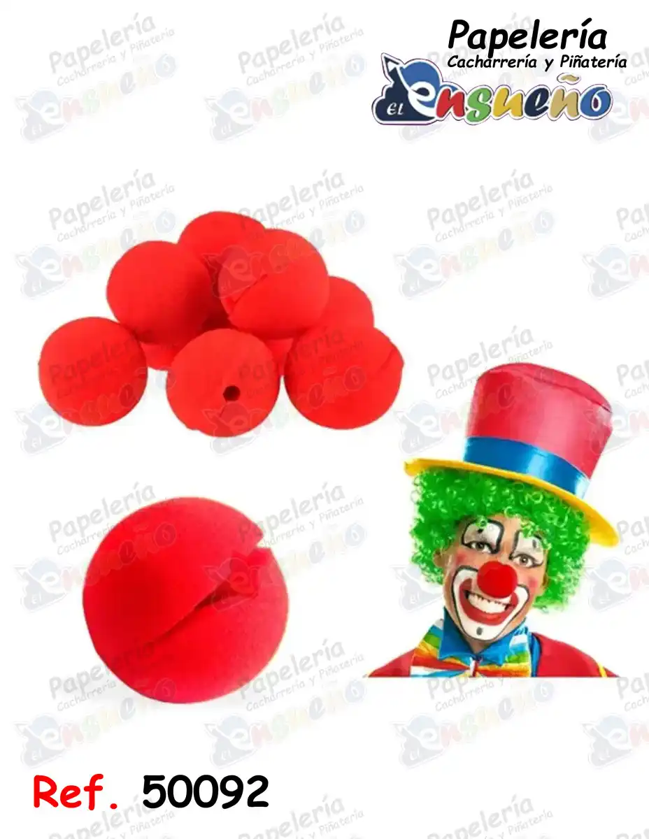 NARIZ DE PAYASO EN ESPUMA