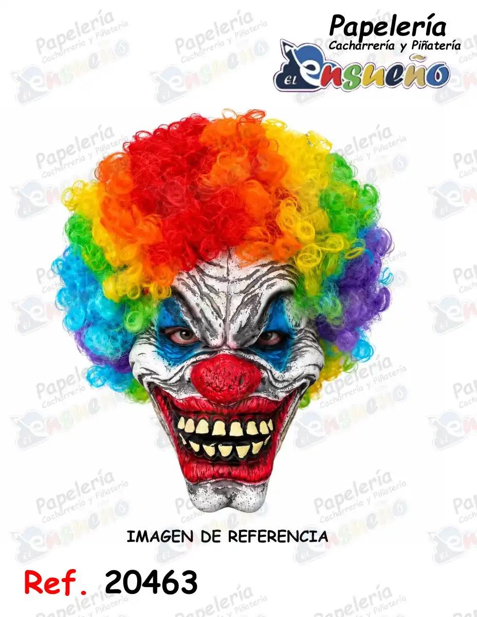 MASCARA EN LATEX PAYASO