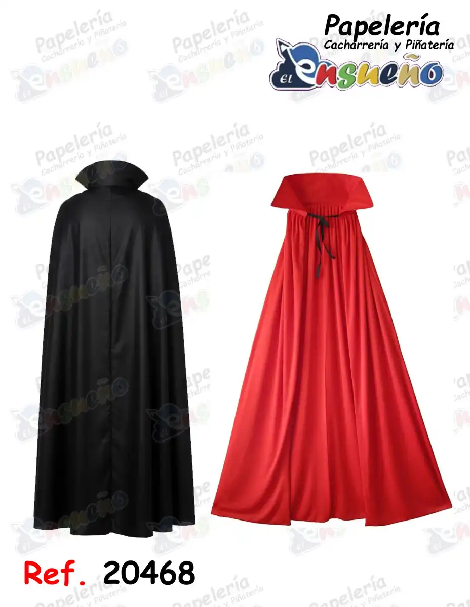 CAPA DISFRAZ VAMPIRO ADULTO