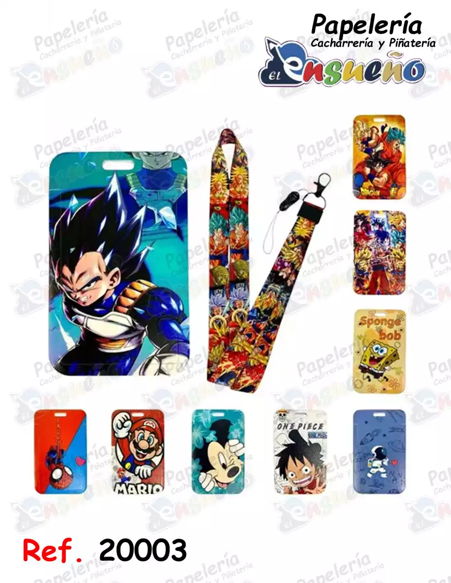 PORTA CARNET PERSONAJES