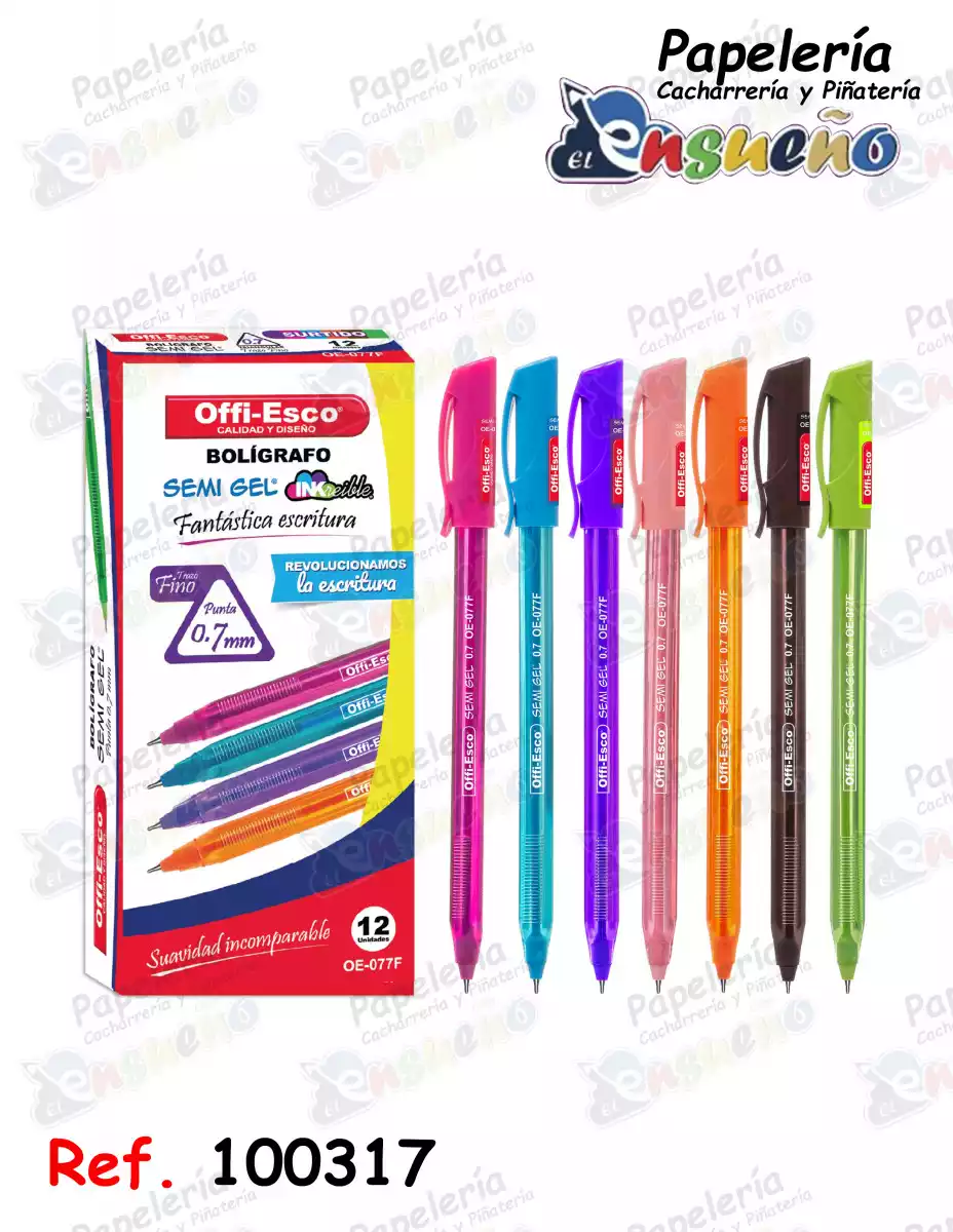 ESFERO SEMI GEL 0.7 MM OE-077F