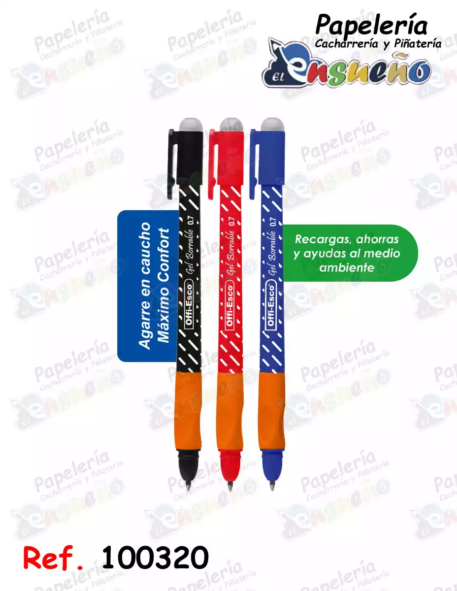 ESFERO GEL BORRABLE 0.7 MM OE-025