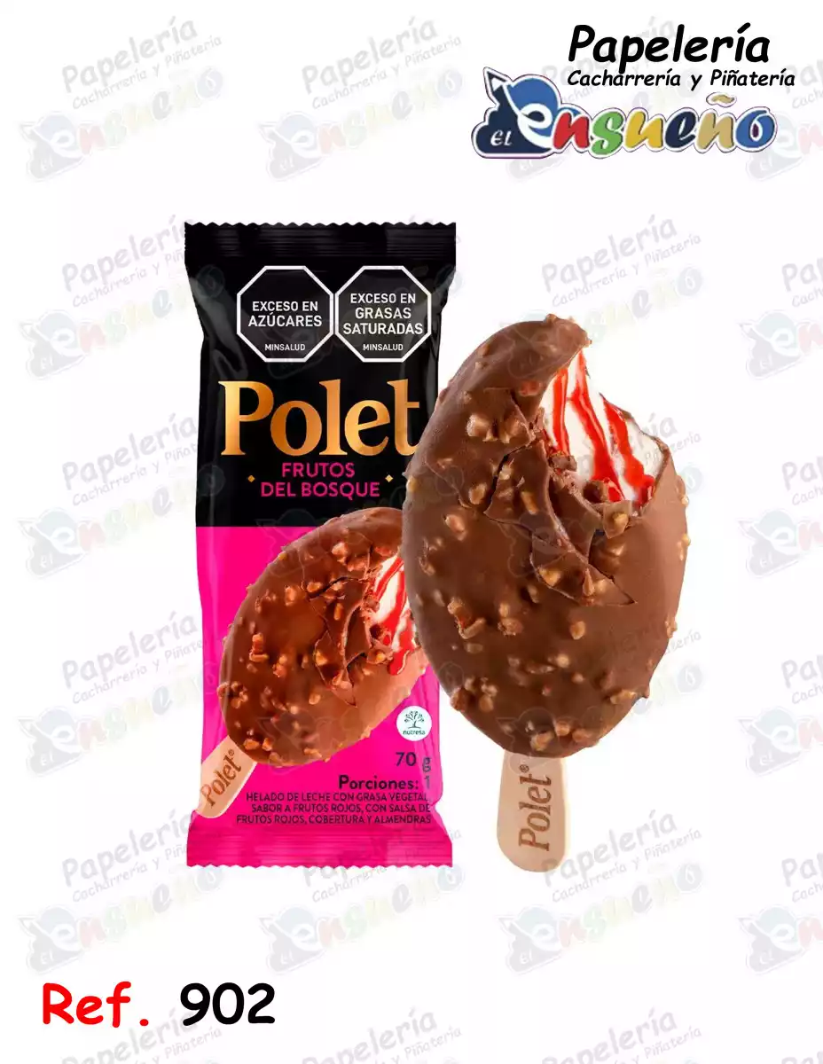 HELADO POLLET FRUTOS DEL BOSQUE