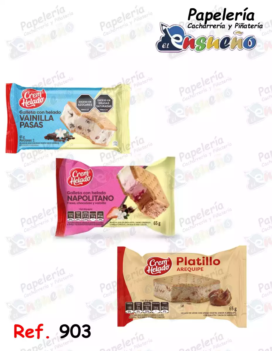 HELADO GALLETA CON HELADO
